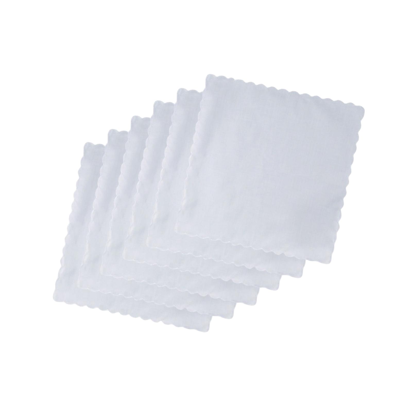 6Pcs Cotton Handkerchiefs for  - Handkerchief Cotton Men 评论和价格