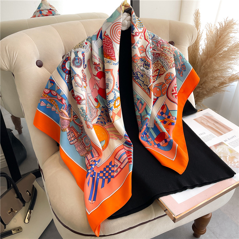 2026 New Square Twill Silk Sca - Head Wrap Turban 评论和价格