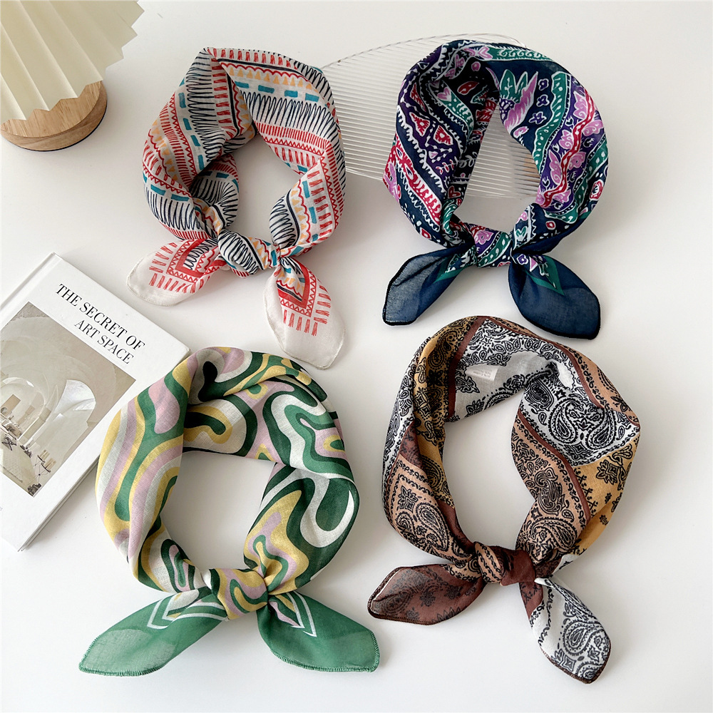 Fashion Cotton Scarf Women Flo - Face Scarf Mask 评论和价格