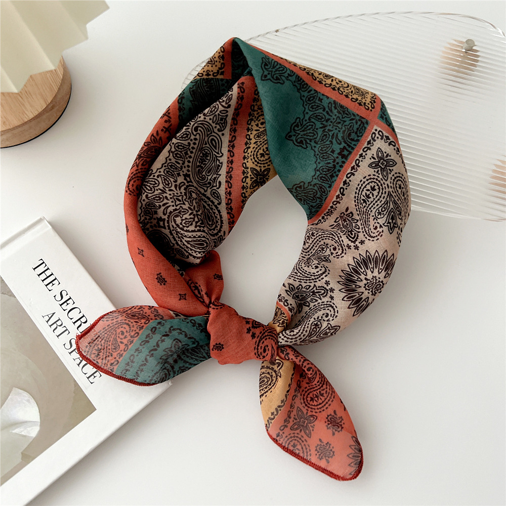 Fashion Cotton Scarf Women Flo - Face Scarf Mask 评论和价格