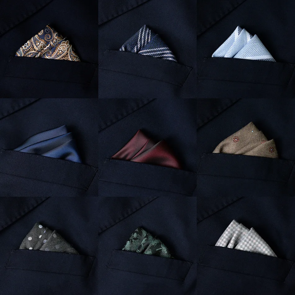 2pcs Men's Suit Pocket Towel H - Pocket Square Set 评论和价格