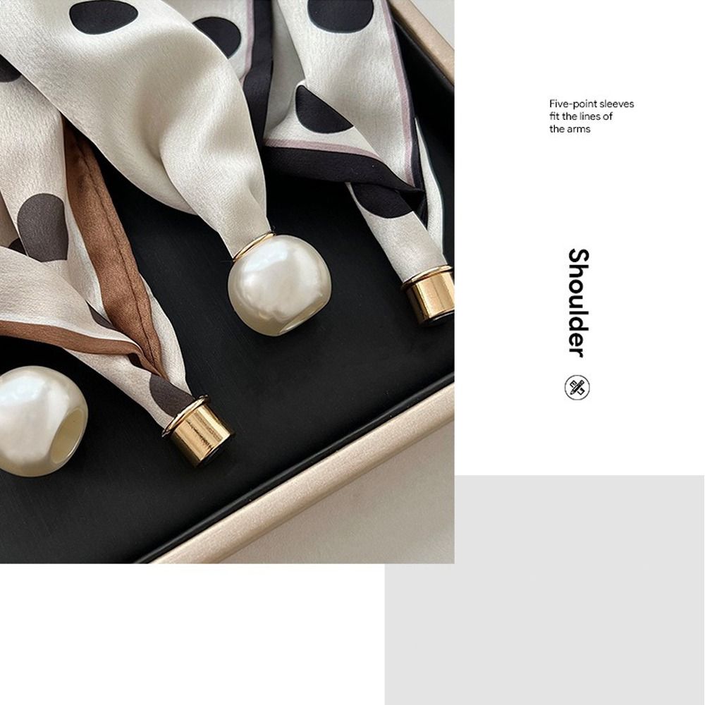 Elegant Magnetic Clasp Pearl S - Face Scarf Mask 评论和价格